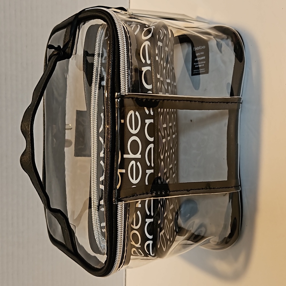 (NWT) BEBE COSMETIC BAG - Picture 3 of 7